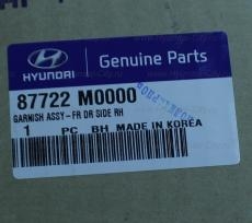 Молдинг двери передней правой Hyundai Creta