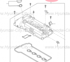 Клапанная крышка Hyundai Elantra V