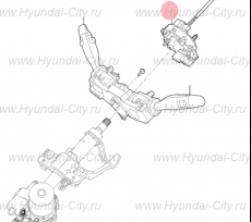 Контактная группа рулевой колонки Hyundai Solaris II