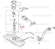 Датчик уровня топлива Hyundai Solaris II