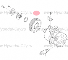 Шкив компрессора кондиционера 2.0 Hyundai Creta