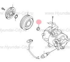 Сальник компрессора кондиционера Hyundai Sonata VII