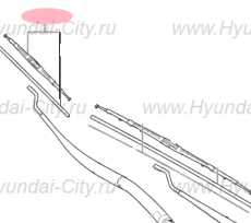 Щетка стеклоочистителя правая Hyundai Creta
