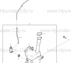 Датчик уровня бачка стеклоомывателя Hyundai Sonata VII