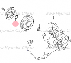 Стопорное кольцо компрессора кондиционера Hyundai Grand Santa Fe I
