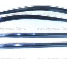 Дефлекторы окон '16 Hyundai Santa Fe III