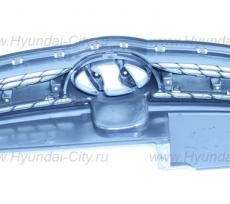 Решетка радиатора '13-15 Hyundai Elantra V
