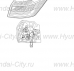 Фонарь правый внешний Hyundai Creta