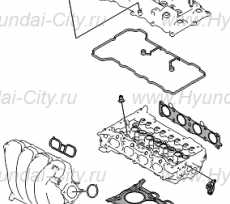 Набор прокладок для двигателя 2.0 (верх) Hyundai Sonata VII
