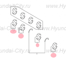 Вкладыши коренные std-a (4 шт) 3.0-3.8 Hyundai Santa Fe II