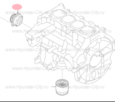 Масляный насос '16 Hyundai Solaris II