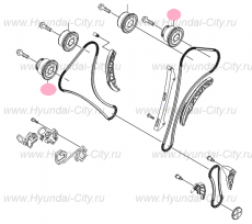 Шестерня распредвала выпускного 3.0-3.8 Hyundai Grandeur