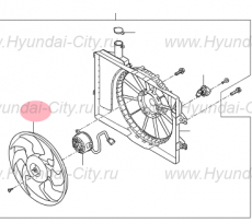 Вентилятор охлаждения Hyundai Elantra VI
