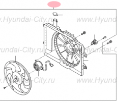 Вентилятор охлаждения в сборе Hyundai Elantra VI