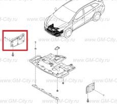 Защита двигателя правая панель Hyundai i40
