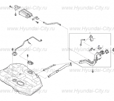 Топливный бак Hyundai Sonata VII