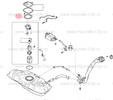 Пластина топливного насоса Hyundai Solaris I