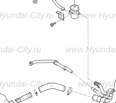 Фильтр воздушный топливного бака '17 Hyundai Solaris II