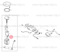Регулятор давления топлива Hyundai Solaris I