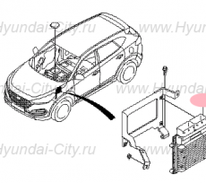 Электронный блок управления двигателем Hyundai Tucson III