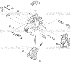 Рычаг переключения передач акпп в сборе Hyundai Creta