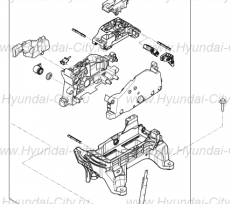 Рычаг переключения передач акпп в сборе Hyundai Elantra VI
