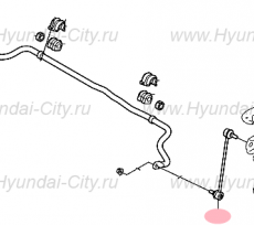 Стойка стабилизатора переднего Hyundai i30 II