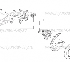 Диск тормозной задний Hyundai Elantra VI
