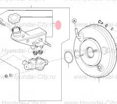 Бачок тормозной жидкости Hyundai Elantra VI
