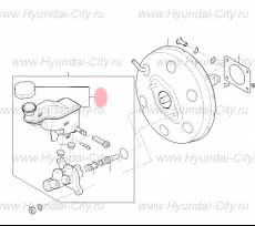 Бачок тормозной жидкости Hyundai Creta
