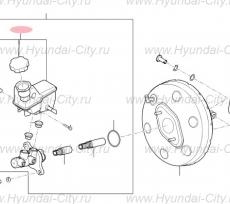 Бачок тормозной жидкости Hyundai Sonata VII