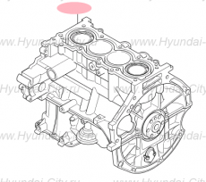 Блок цилиндров 1.4 Hyundai Solaris II