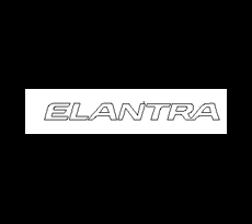 Эмблема задняя Hyundai Elantra V