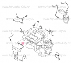 Провод датчика давления масла Hyundai Grand Santa Fe I